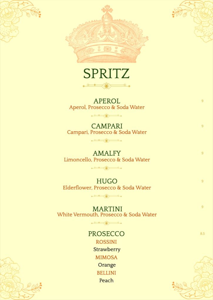 king william bar menu3