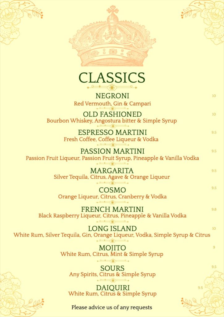king william bar menu4