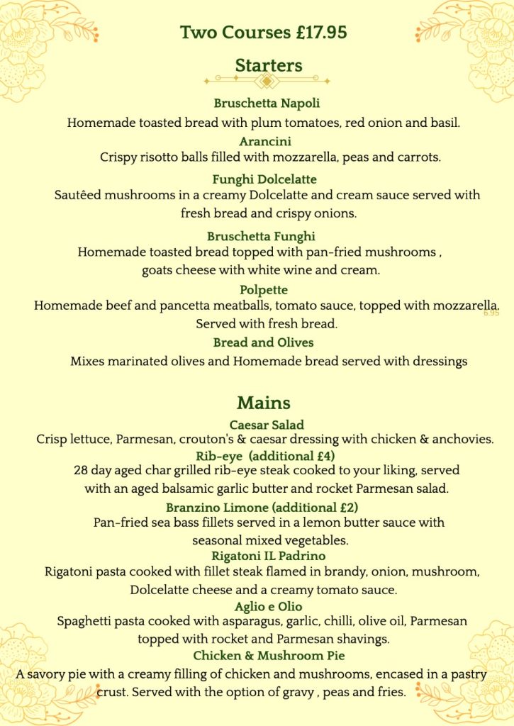 king william lunch menu2
